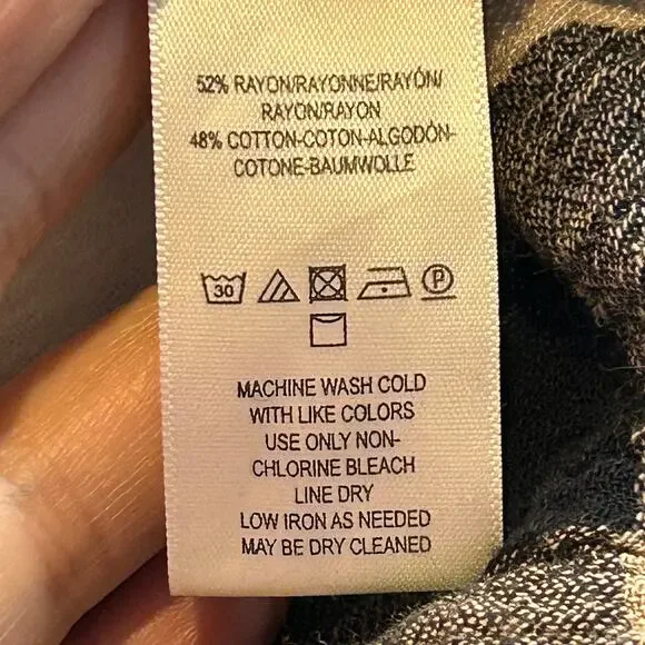 Maeve {Anthropologie} Dress Tunic plaid kimono size Medium - Picture 9 of 9